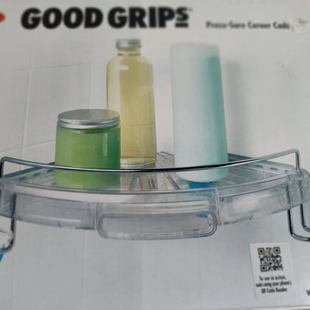 OXO Good Grips Press-Sure Corner Shower Caddy